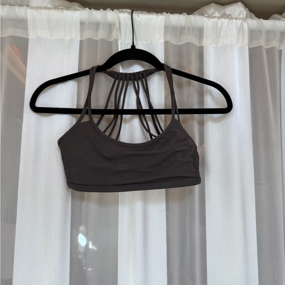 RARE Lululemon espresso brown sports bra